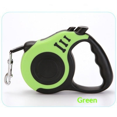 Retractable Dog Leash – Automatic Telescopic Pet Walking Lead with One-Button Lock
