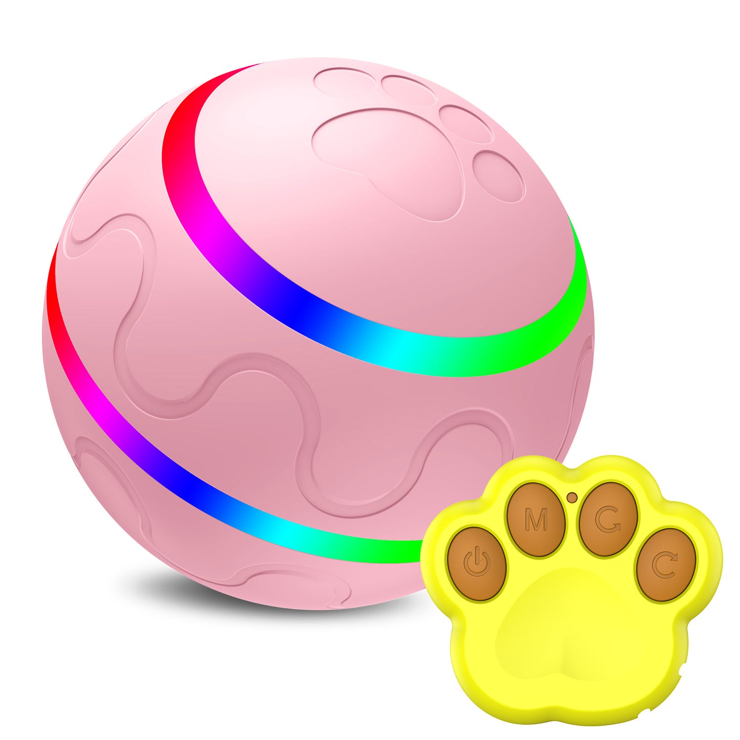 Intelligent Wicked Ball for Cats – Automatic Self-Rotating Interactive Toy with USB Charging & Dual Modes
