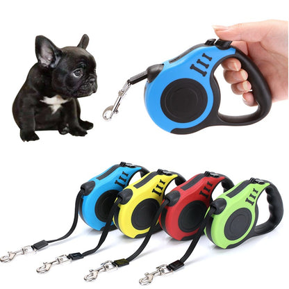Retractable Dog Leash – Automatic Telescopic Pet Walking Lead with One-Button Lock