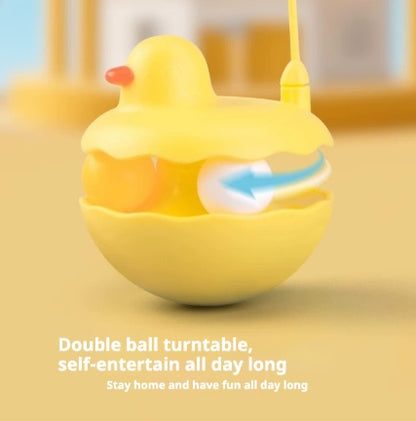 Interactive Duck Shape Cat Toy – Lightweight Resin Wand with Removable & Washable Duck for Indoor/Outdoor Play