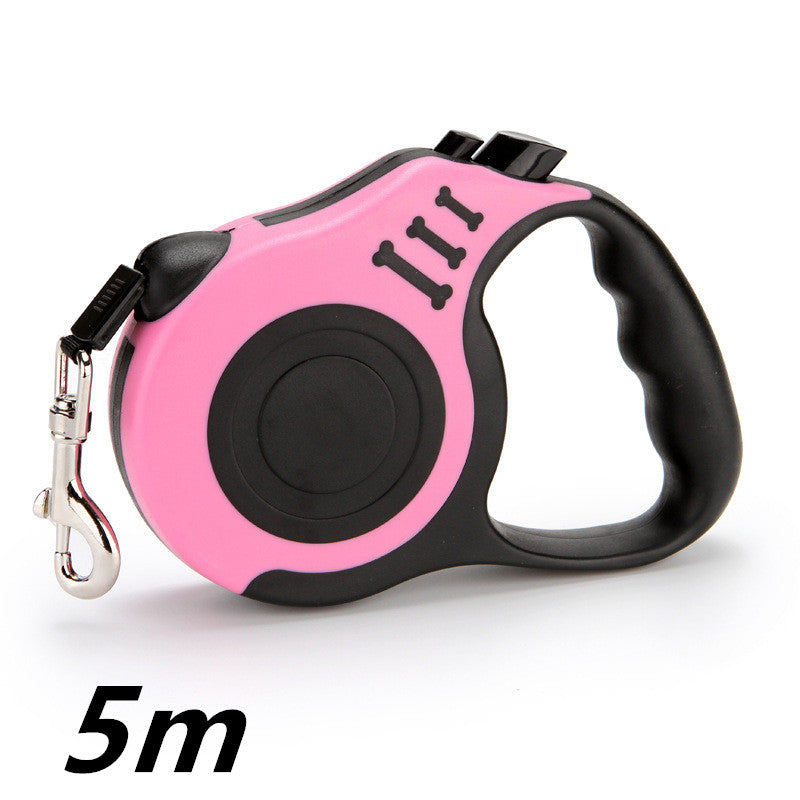 Retractable Dog Leash – Automatic Telescopic Pet Walking Lead with One-Button Lock