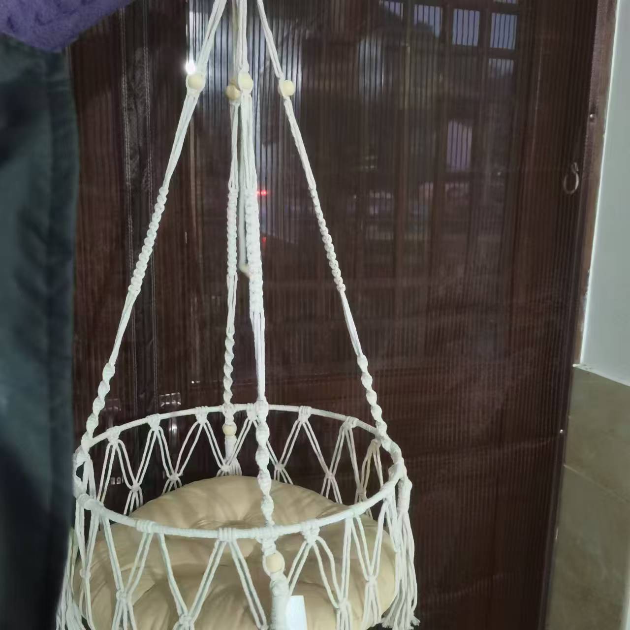 Handwoven Cat Hammock Bed – Breathable Hanging Swing for Cats (Soft & Cozy)