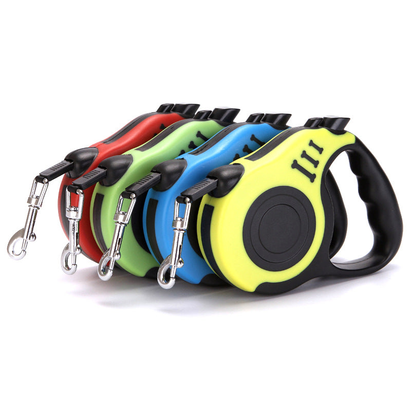 Retractable Dog Leash – Automatic Telescopic Pet Walking Lead with One-Button Lock