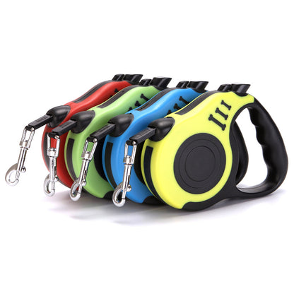 Retractable Dog Leash – Automatic Telescopic Pet Walking Lead with One-Button Lock