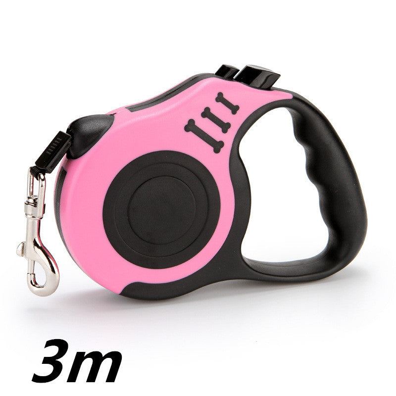 Retractable Dog Leash – Automatic Telescopic Pet Walking Lead with One-Button Lock