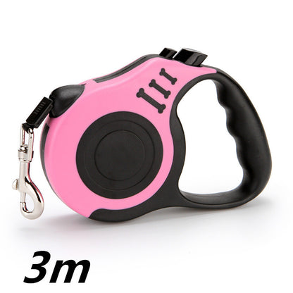 Retractable Dog Leash – Automatic Telescopic Pet Walking Lead with One-Button Lock