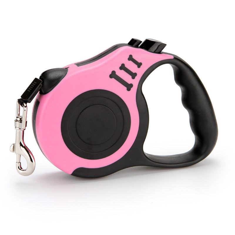 Retractable Dog Leash – Automatic Telescopic Pet Walking Lead with One-Button Lock